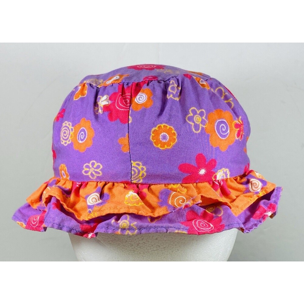 Cotton Flowers Sun Hat Baby Girl Size 18M